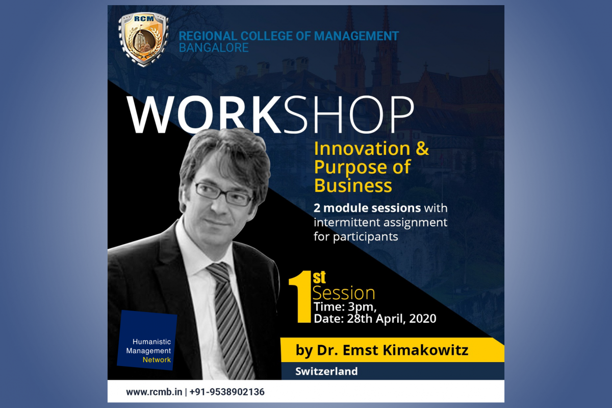 Purpose Driven Innovation Humanistic Management Network